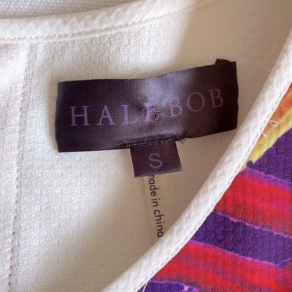 HALE Bob Tropical Print Tunic Dress Size Small - Picture 3 of 10